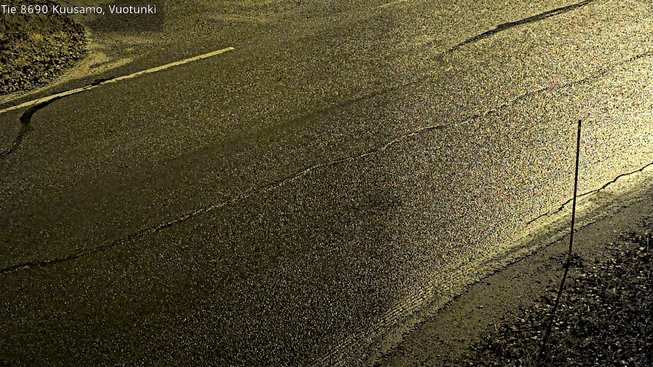 Kelikamerat Kuva Tie 8690 Kuusamo, Vuotunki, Kuusamo, Pohjois-Pohjanmaa