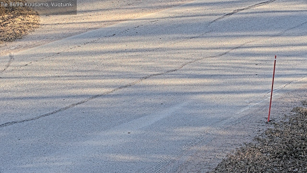 Weather Camera Image Väg 8690 Kuusamo, Vuotunki, Kuusamo, Pohjois-Pohjanmaa