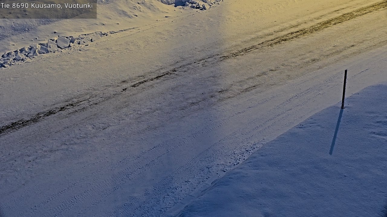 Kelikamerat Kuva Tie 8690 Kuusamo, Vuotunki, Kuusamo, Pohjois-Pohjanmaa