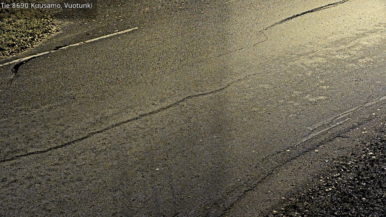 Weather Camera Image Road 8690 Kuusamo, Vuotunki, Kuusamo, Pohjois-Pohjanmaa