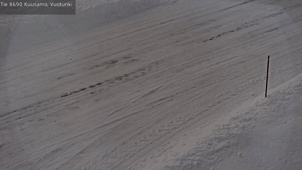 Weather Camera Image Road 8690 Kuusamo, Vuotunki, Kuusamo, Pohjois-Pohjanmaa