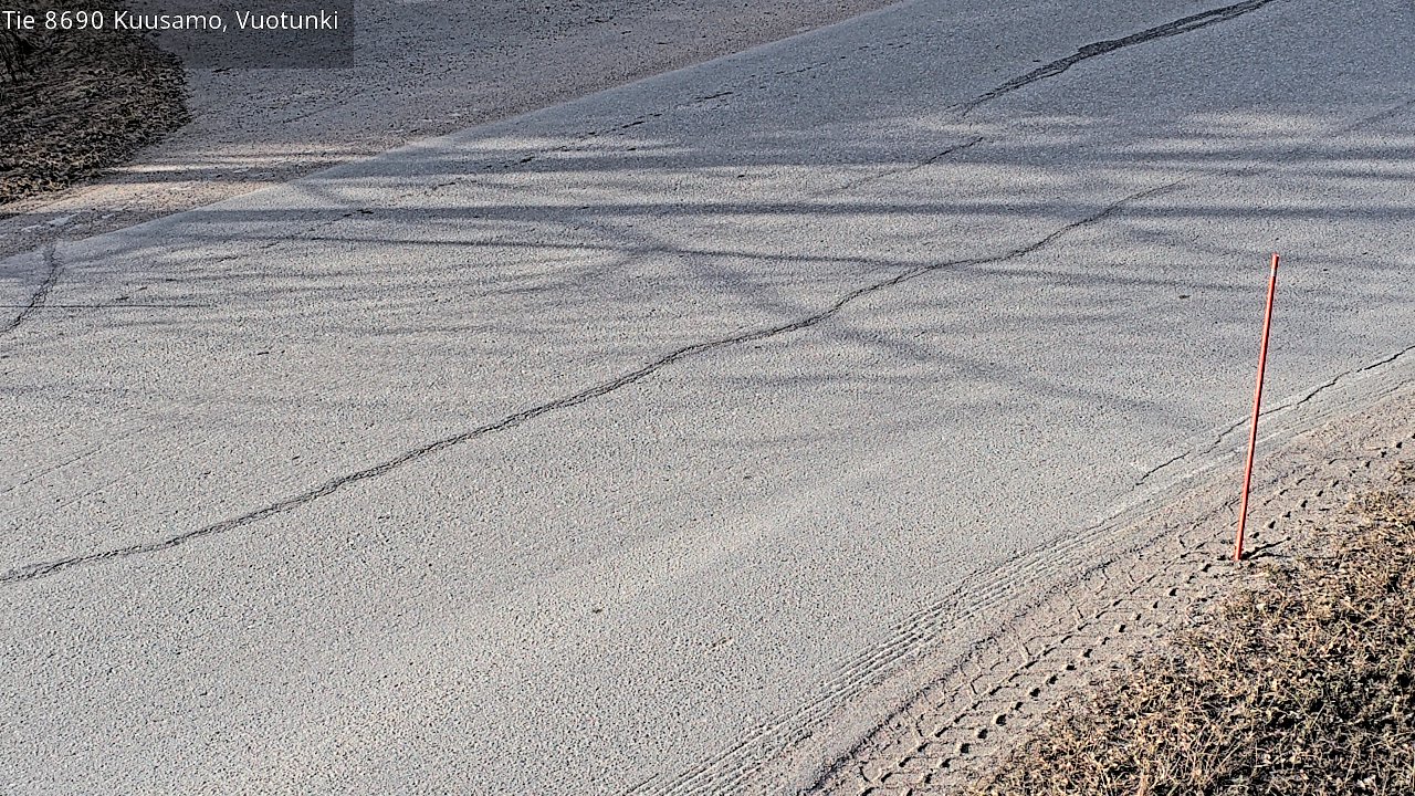 Weather Camera Image Väg 8690 Kuusamo, Vuotunki, Kuusamo, Pohjois-Pohjanmaa