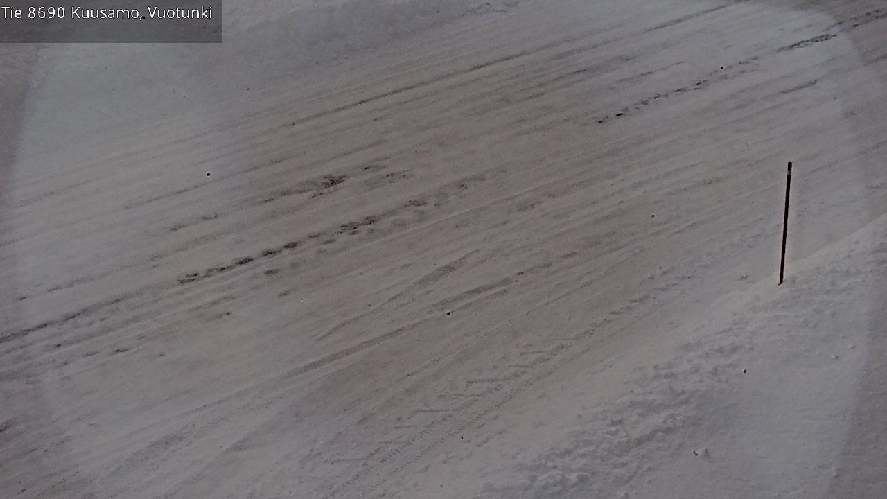 Weather Camera Image Road 8690 Kuusamo, Vuotunki, Kuusamo, Pohjois-Pohjanmaa