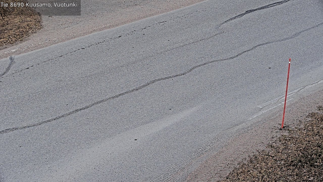 Weather Camera Image Väg 8690 Kuusamo, Vuotunki, Kuusamo, Pohjois-Pohjanmaa