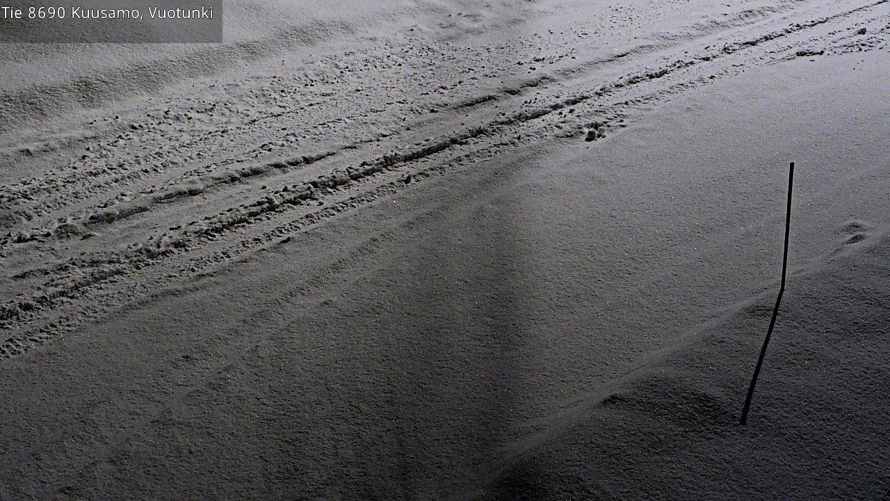 Weather Camera Image Road 8690 Kuusamo, Vuotunki, Kuusamo, Pohjois-Pohjanmaa
