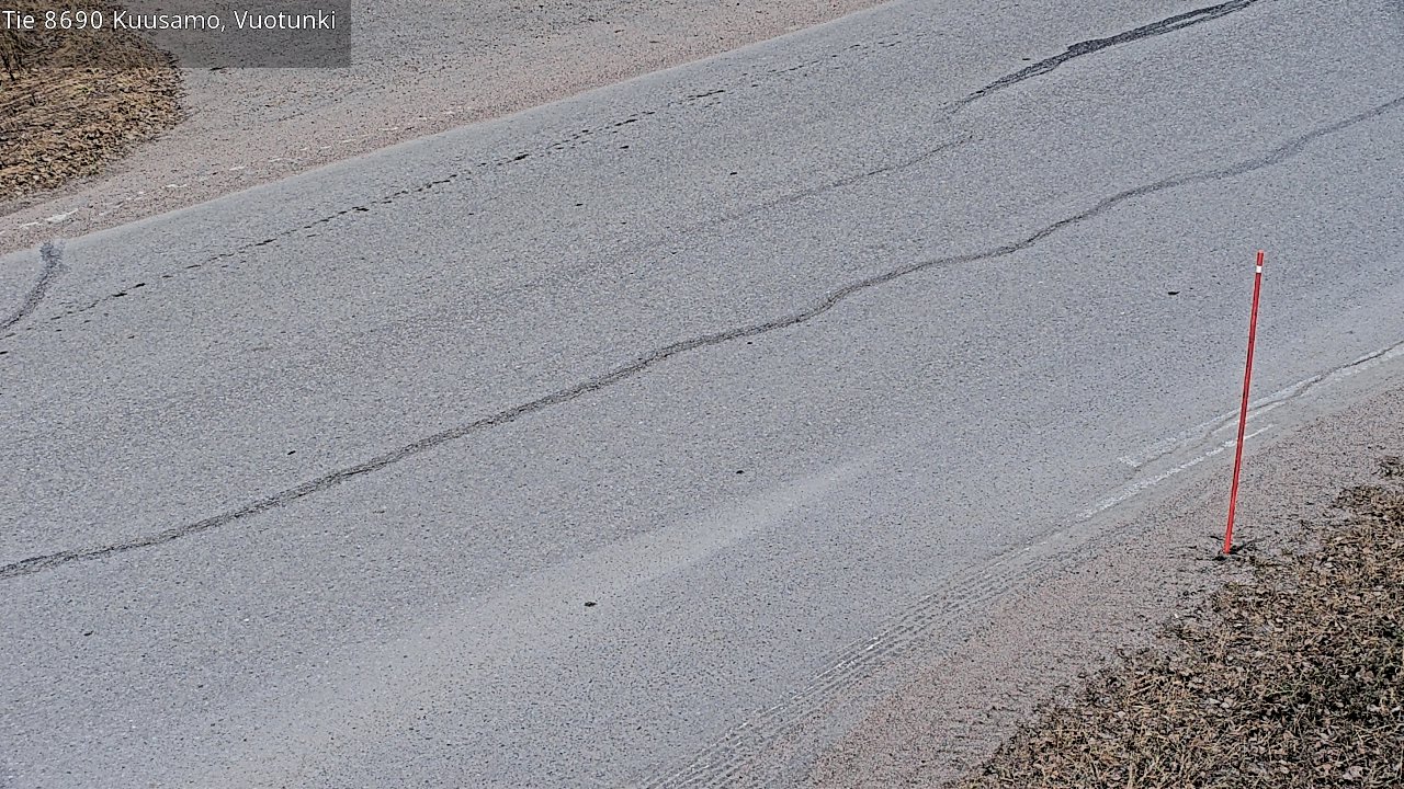 Weather Camera Image Väg 8690 Kuusamo, Vuotunki, Kuusamo, Pohjois-Pohjanmaa