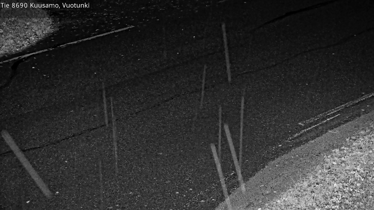 Weather Camera Image Road 8690 Kuusamo, Vuotunki, Kuusamo, Pohjois-Pohjanmaa