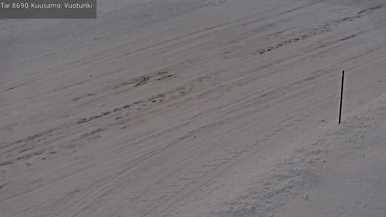 Weather Camera Image Road 8690 Kuusamo, Vuotunki, Kuusamo, Pohjois-Pohjanmaa