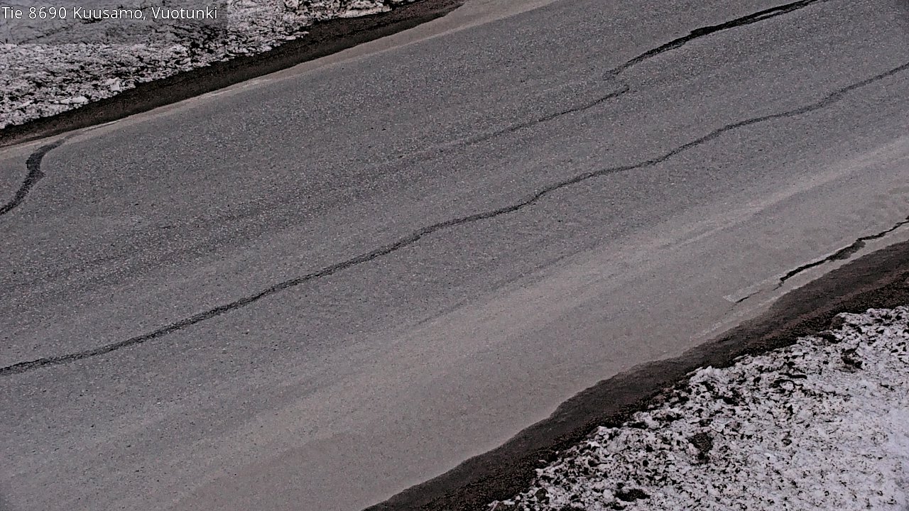 Weather Camera Image Väg 8690 Kuusamo, Vuotunki, Kuusamo, Pohjois-Pohjanmaa