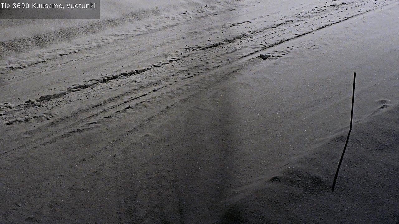 Weather Camera Image Road 8690 Kuusamo, Vuotunki, Kuusamo, Pohjois-Pohjanmaa