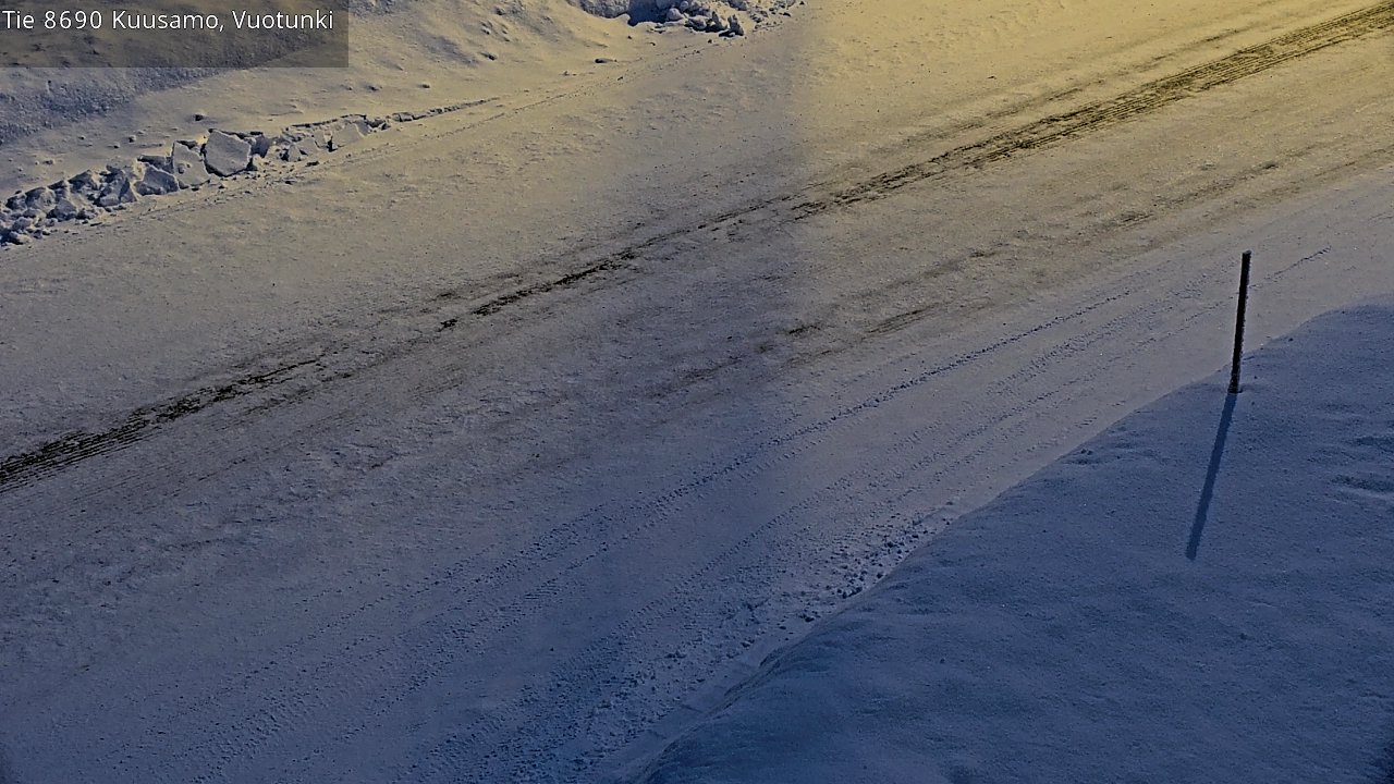 Kelikamerat Kuva Tie 8690 Kuusamo, Vuotunki, Kuusamo, Pohjois-Pohjanmaa