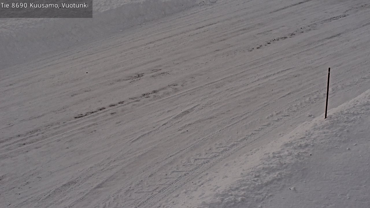 Weather Camera Image Road 8690 Kuusamo, Vuotunki, Kuusamo, Pohjois-Pohjanmaa
