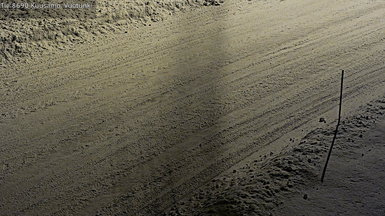 Weather Camera Image Road 8690 Kuusamo, Vuotunki, Kuusamo, Pohjois-Pohjanmaa