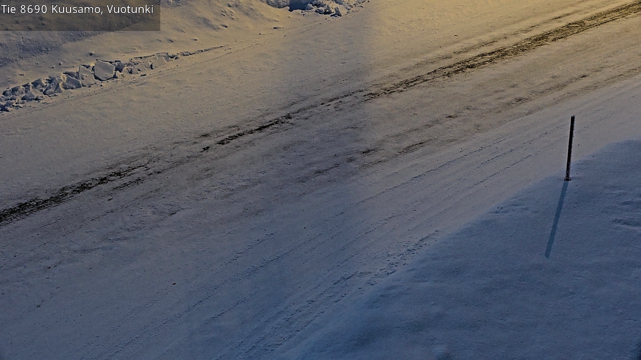 Kelikamerat Kuva Tie 8690 Kuusamo, Vuotunki, Kuusamo, Pohjois-Pohjanmaa