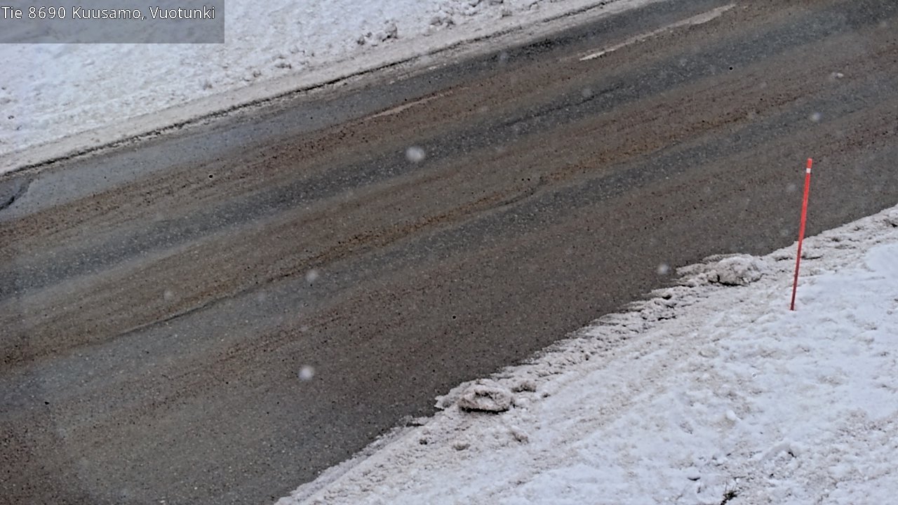 Kelikamerat Kuva Tie 8690 Kuusamo, Vuotunki, Kuusamo, Pohjois-Pohjanmaa