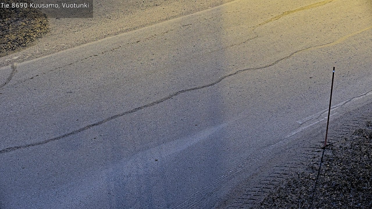 Weather Camera Image Väg 8690 Kuusamo, Vuotunki, Kuusamo, Pohjois-Pohjanmaa