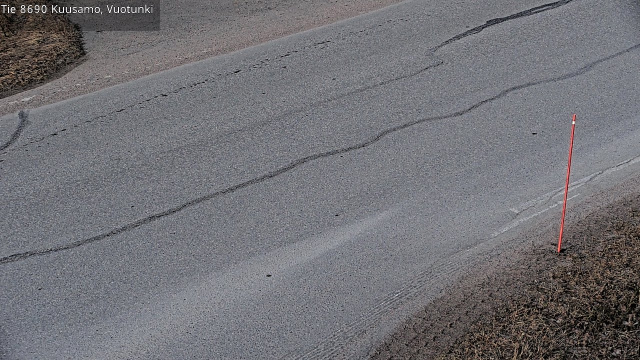 Weather Camera Image Väg 8690 Kuusamo, Vuotunki, Kuusamo, Pohjois-Pohjanmaa