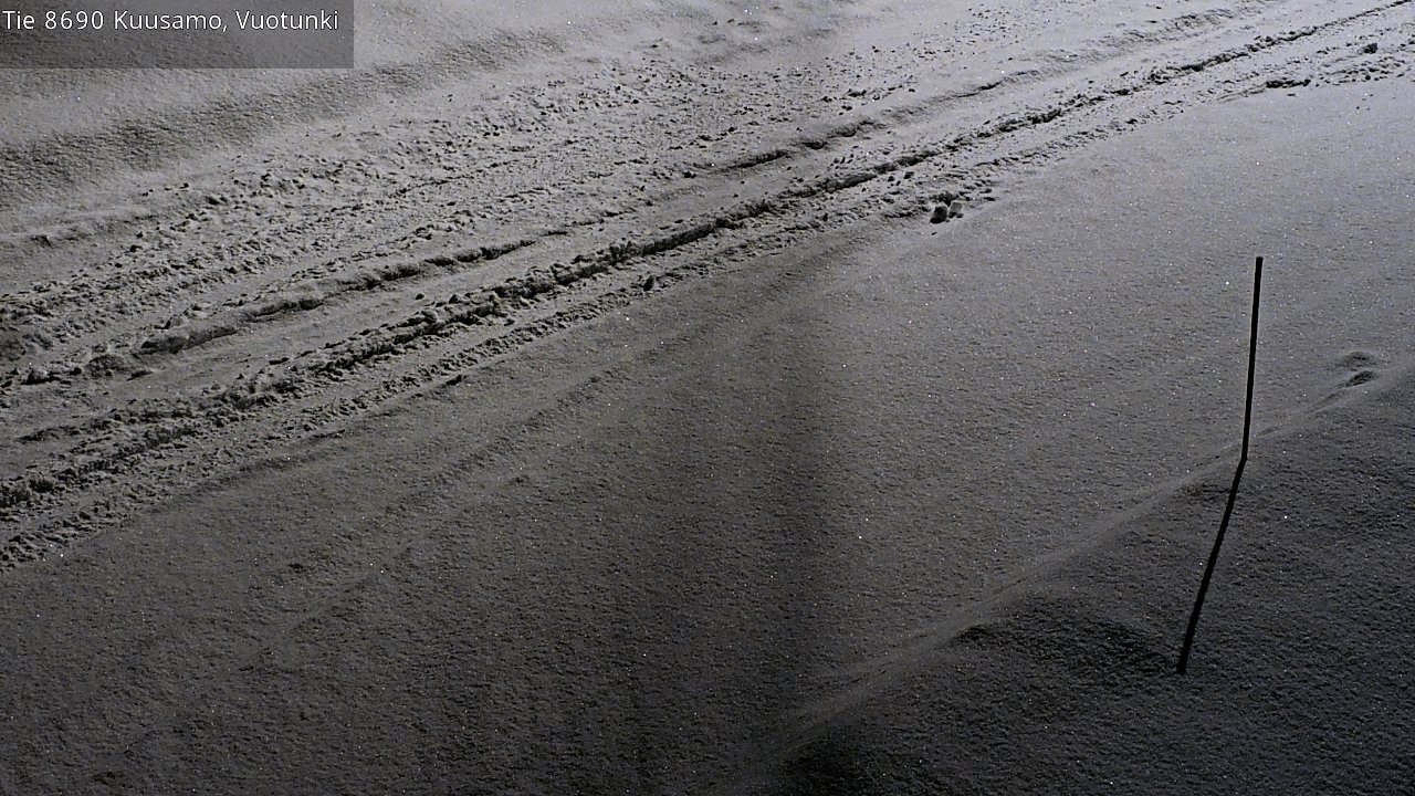 Weather Camera Image Road 8690 Kuusamo, Vuotunki, Kuusamo, Pohjois-Pohjanmaa