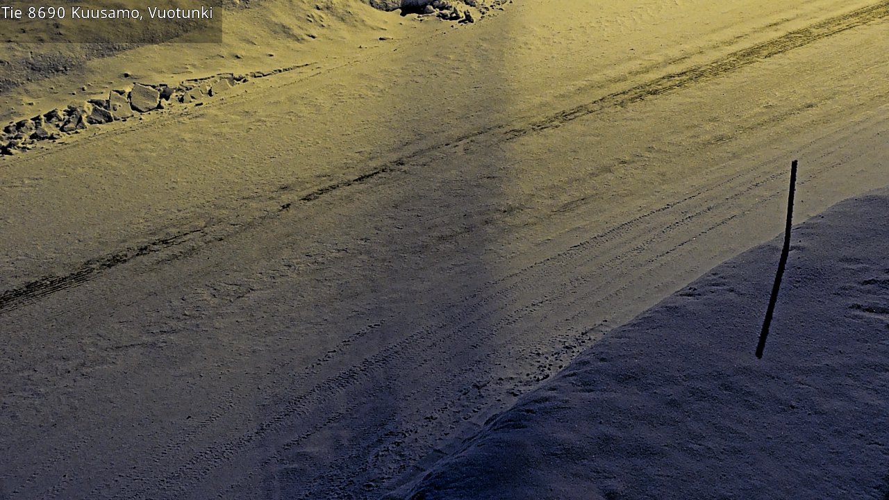Kelikamerat Kuva Tie 8690 Kuusamo, Vuotunki, Kuusamo, Pohjois-Pohjanmaa