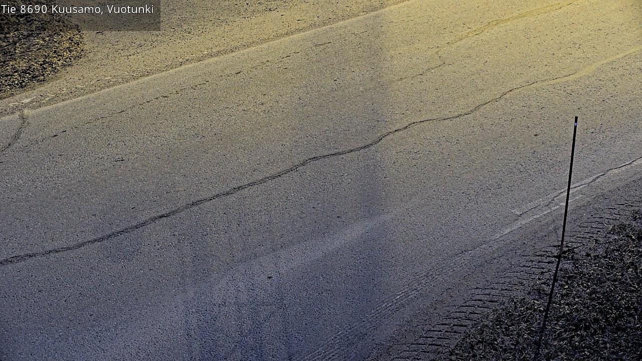 Weather Camera Image Väg 8690 Kuusamo, Vuotunki, Kuusamo, Pohjois-Pohjanmaa