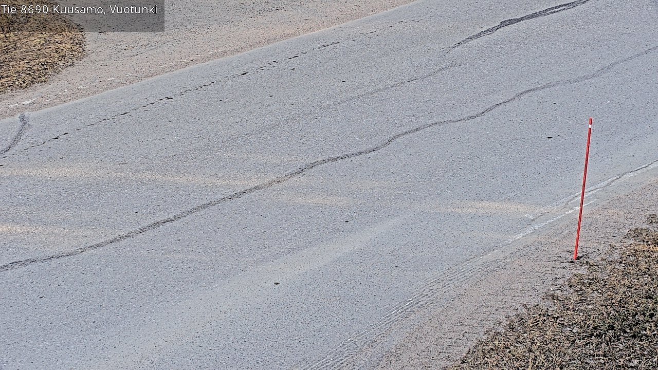Weather Camera Image Väg 8690 Kuusamo, Vuotunki, Kuusamo, Pohjois-Pohjanmaa