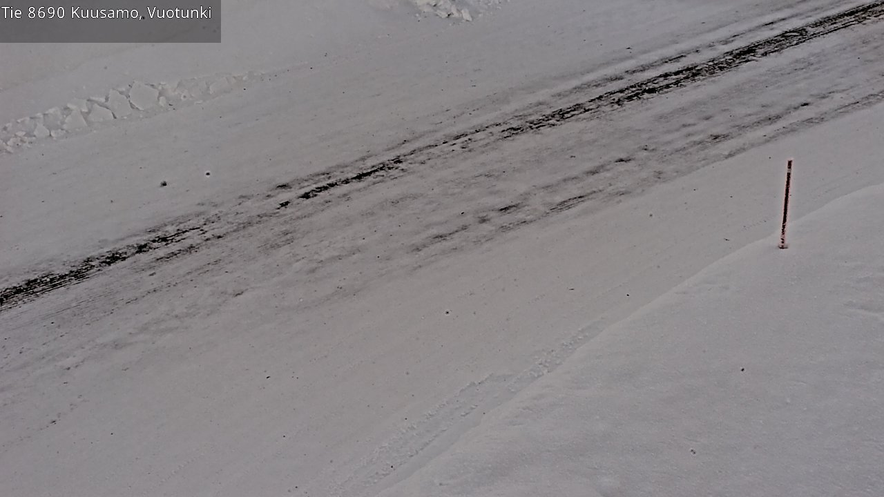 Kelikamerat Kuva Tie 8690 Kuusamo, Vuotunki, Kuusamo, Pohjois-Pohjanmaa