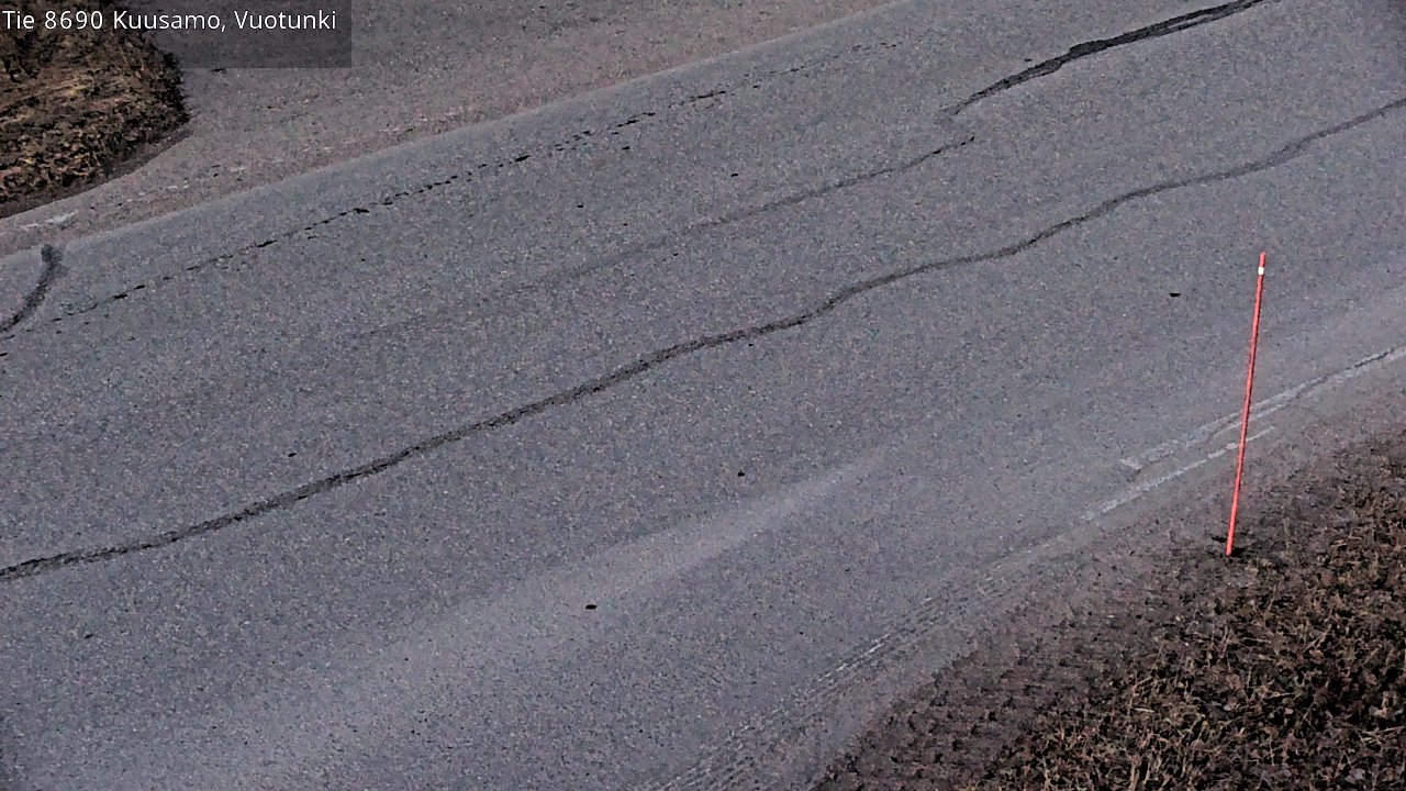 Weather Camera Image Väg 8690 Kuusamo, Vuotunki, Kuusamo, Pohjois-Pohjanmaa