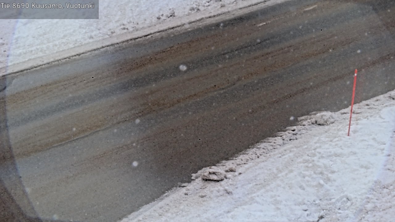 Kelikamerat Kuva Tie 8690 Kuusamo, Vuotunki, Kuusamo, Pohjois-Pohjanmaa