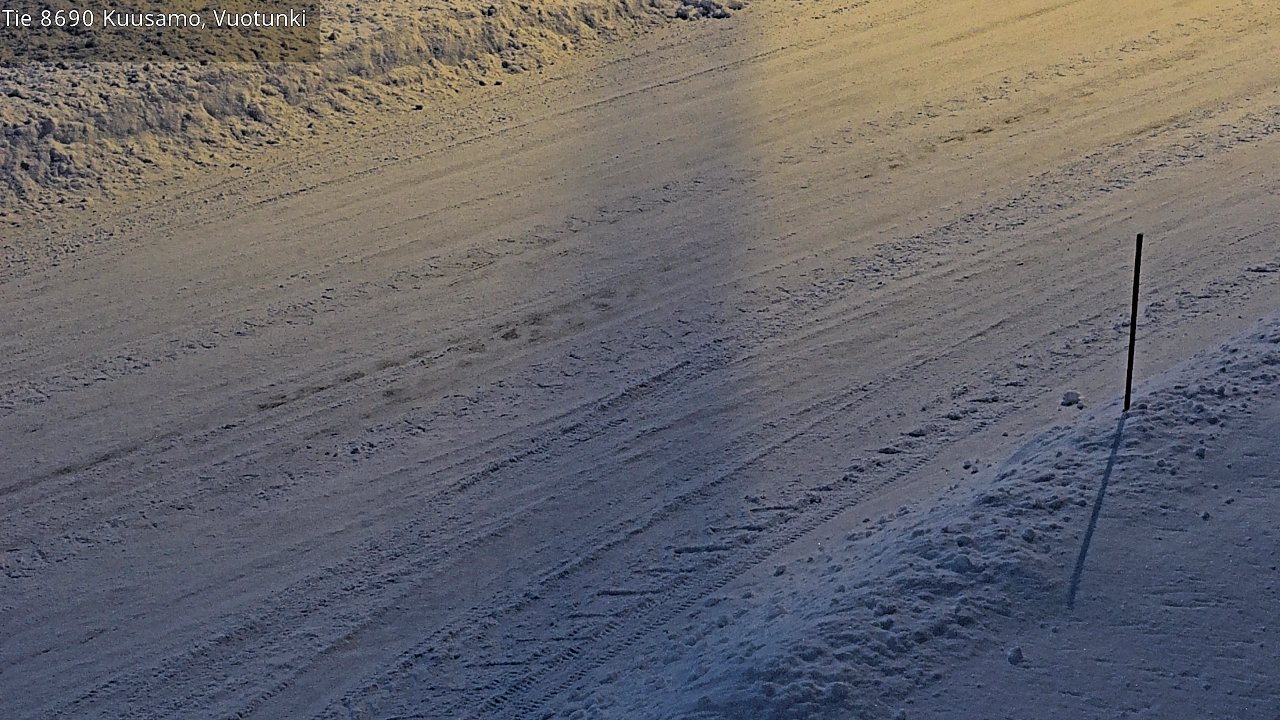 Weather Camera Image Road 8690 Kuusamo, Vuotunki, Kuusamo, Pohjois-Pohjanmaa