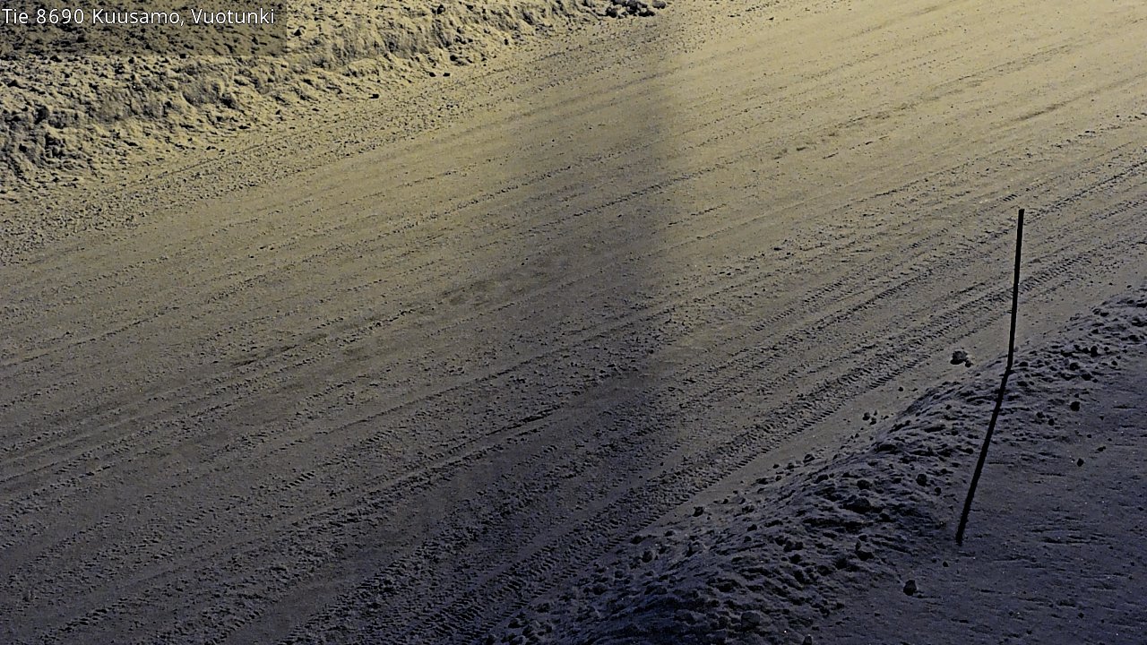 Weather Camera Image Road 8690 Kuusamo, Vuotunki, Kuusamo, Pohjois-Pohjanmaa