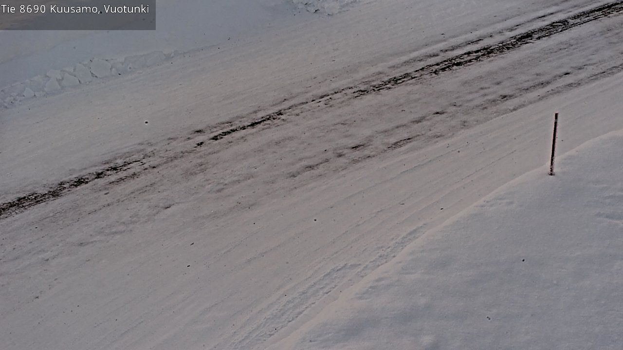 Kelikamerat Kuva Tie 8690 Kuusamo, Vuotunki, Kuusamo, Pohjois-Pohjanmaa