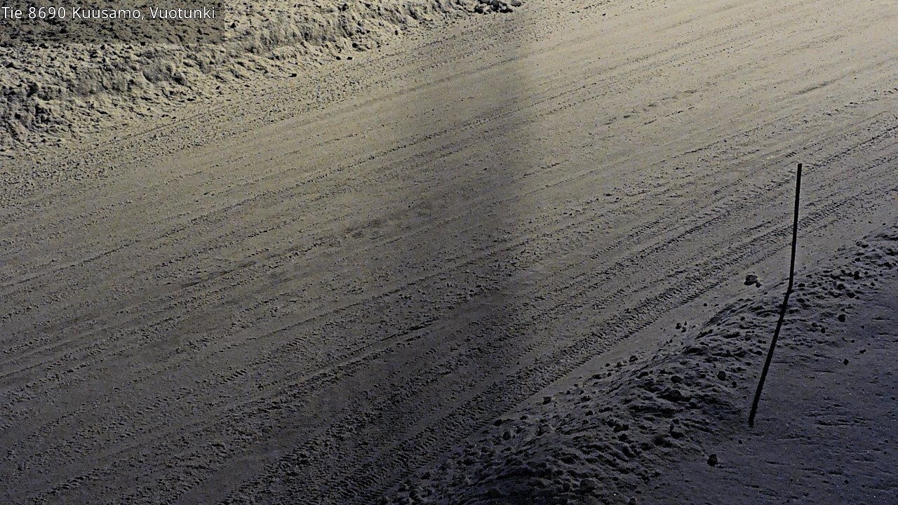 Weather Camera Image Road 8690 Kuusamo, Vuotunki, Kuusamo, Pohjois-Pohjanmaa