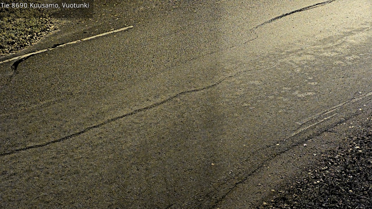 Weather Camera Image Road 8690 Kuusamo, Vuotunki, Kuusamo, Pohjois-Pohjanmaa