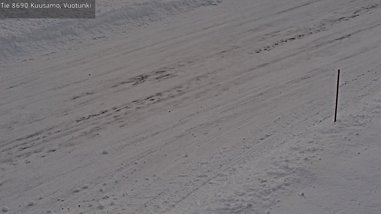 Weather Camera Image Road 8690 Kuusamo, Vuotunki, Kuusamo, Pohjois-Pohjanmaa