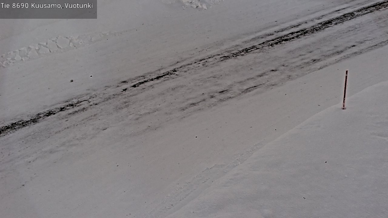 Kelikamerat Kuva Tie 8690 Kuusamo, Vuotunki, Kuusamo, Pohjois-Pohjanmaa