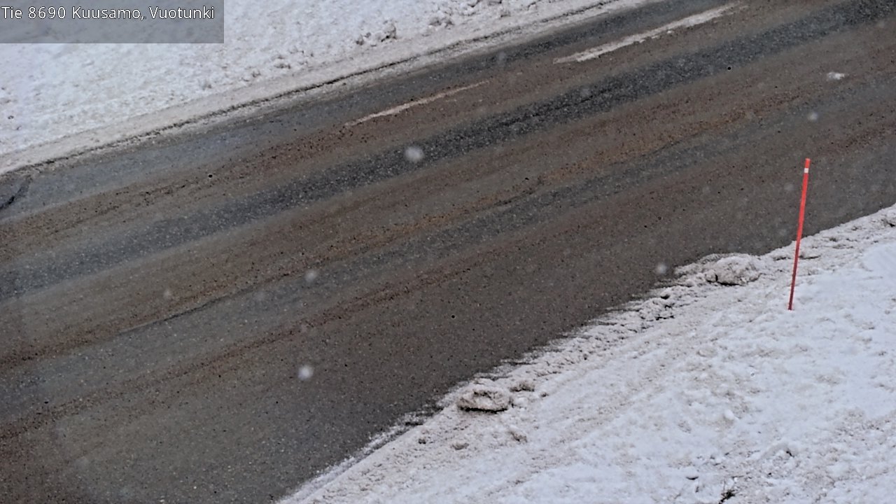 Kelikamerat Kuva Tie 8690 Kuusamo, Vuotunki, Kuusamo, Pohjois-Pohjanmaa