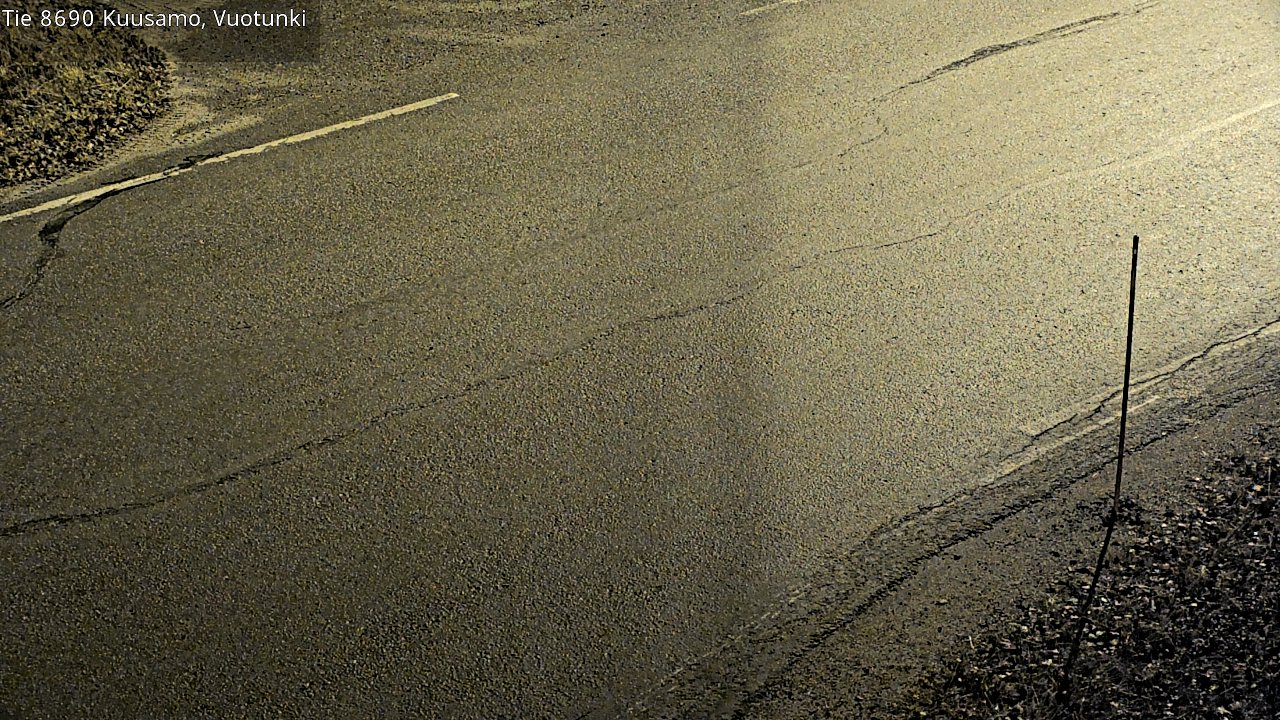 Kelikamerat Kuva Tie 8690 Kuusamo, Vuotunki, Kuusamo, Pohjois-Pohjanmaa