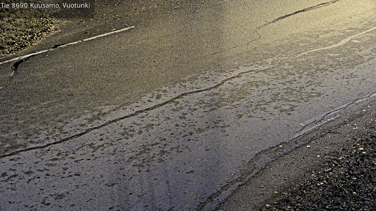 Weather Camera Image Road 8690 Kuusamo, Vuotunki, Kuusamo, Pohjois-Pohjanmaa