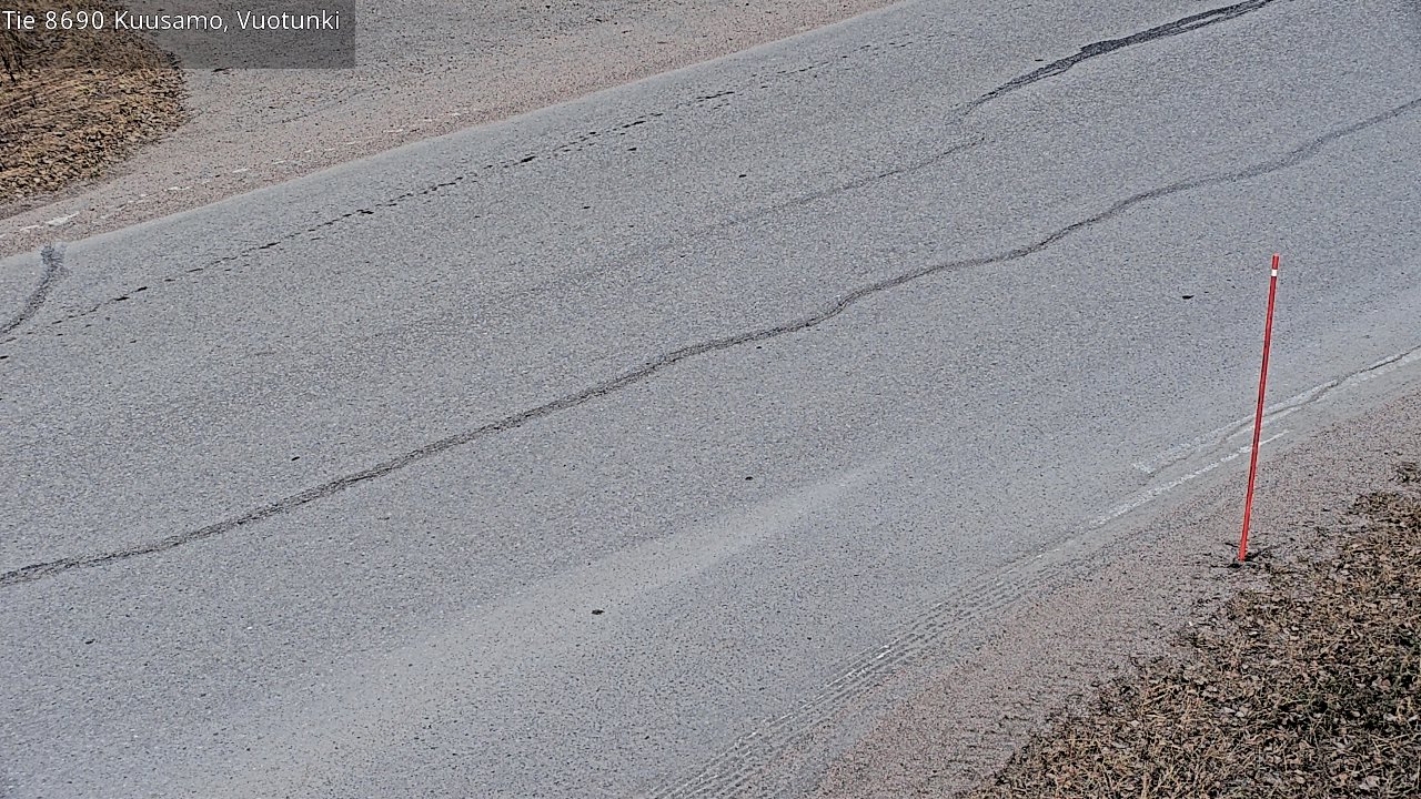 Weather Camera Image Väg 8690 Kuusamo, Vuotunki, Kuusamo, Pohjois-Pohjanmaa
