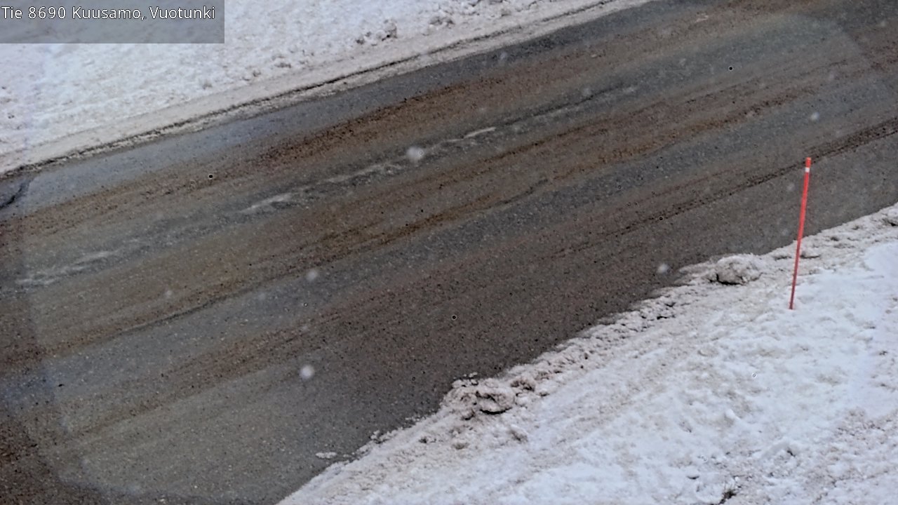 Kelikamerat Kuva Tie 8690 Kuusamo, Vuotunki, Kuusamo, Pohjois-Pohjanmaa