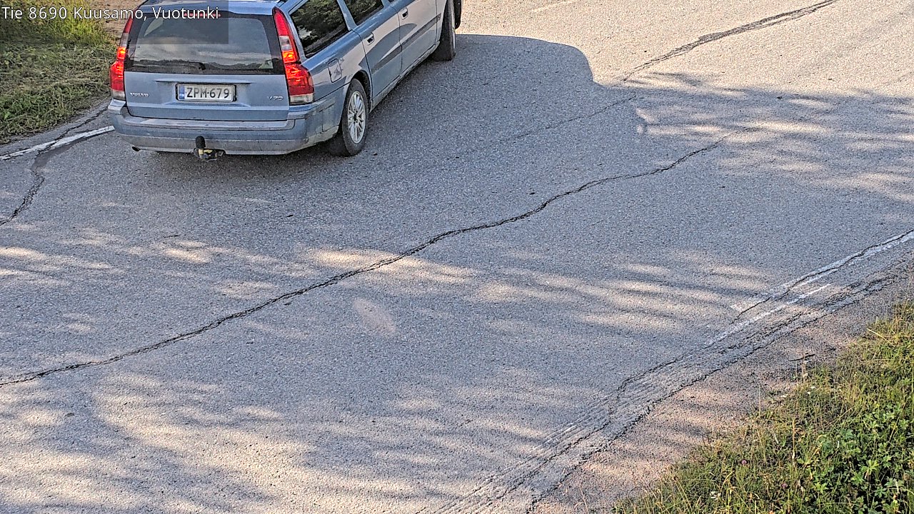 Kelikamerat Kuva Tie 8690 Kuusamo, Vuotunki, Kuusamo, Pohjois-Pohjanmaa
