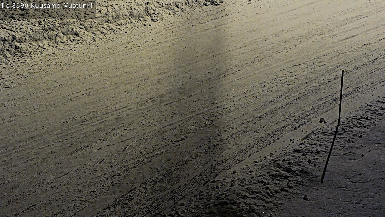 Weather Camera Image Road 8690 Kuusamo, Vuotunki, Kuusamo, Pohjois-Pohjanmaa