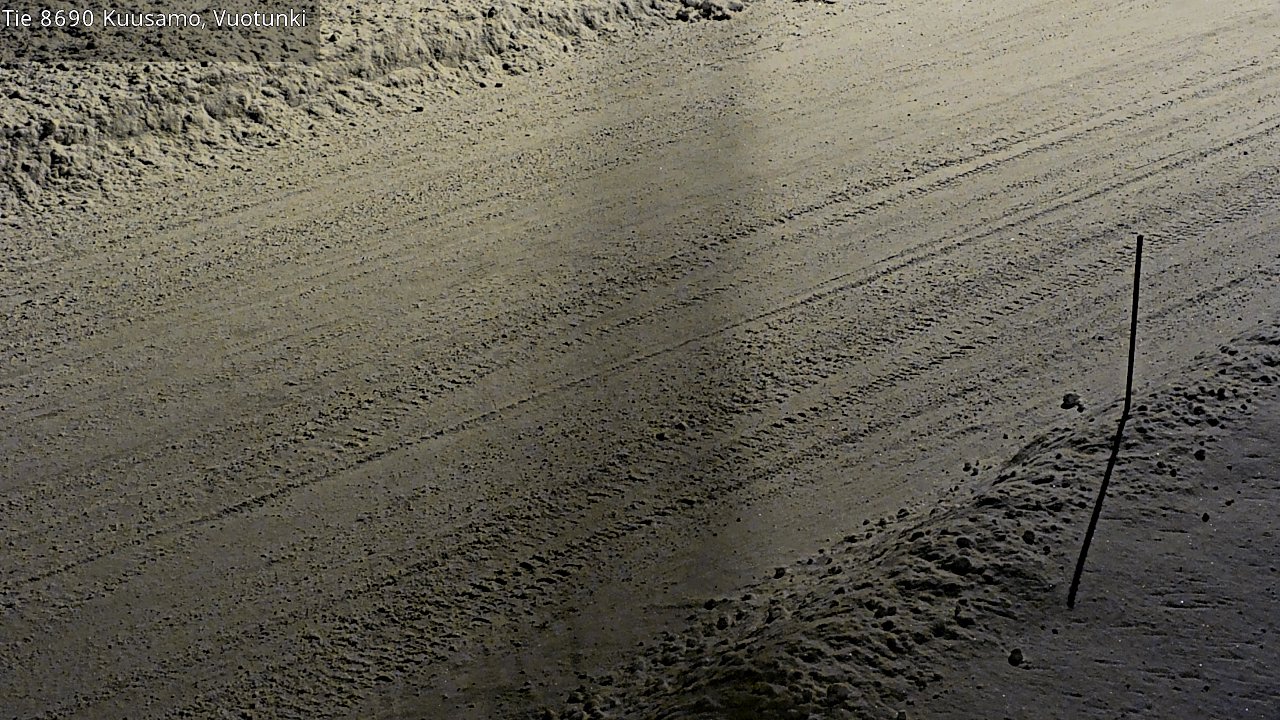 Weather Camera Image Road 8690 Kuusamo, Vuotunki, Kuusamo, Pohjois-Pohjanmaa