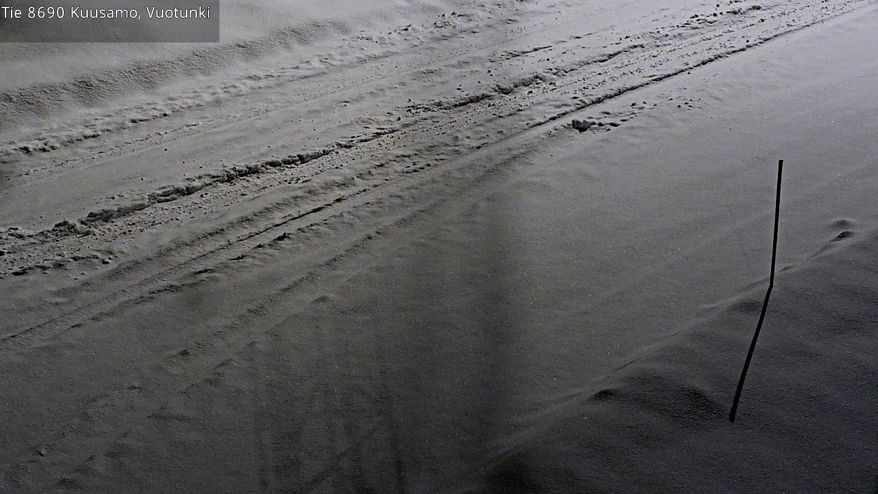Weather Camera Image Road 8690 Kuusamo, Vuotunki, Kuusamo, Pohjois-Pohjanmaa