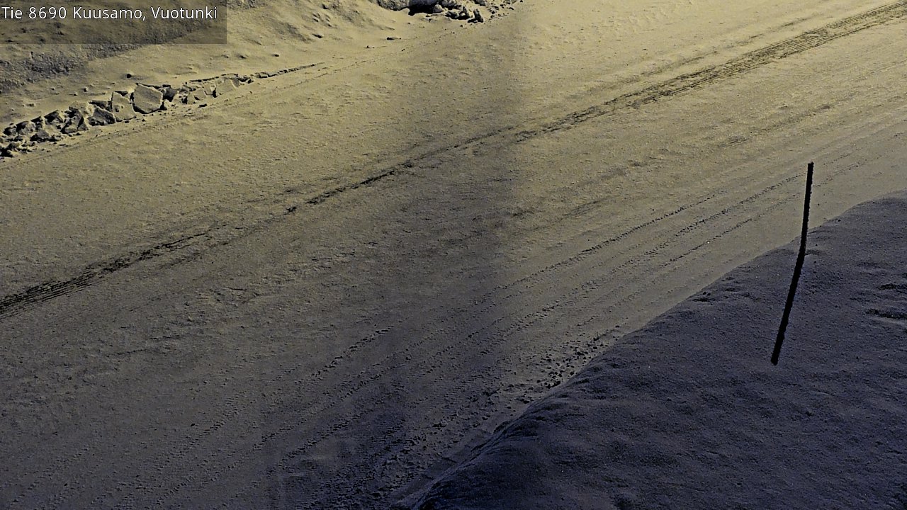 Kelikamerat Kuva Tie 8690 Kuusamo, Vuotunki, Kuusamo, Pohjois-Pohjanmaa