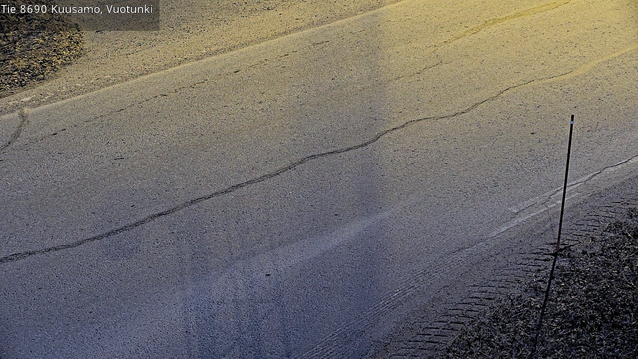 Weather Camera Image Väg 8690 Kuusamo, Vuotunki, Kuusamo, Pohjois-Pohjanmaa