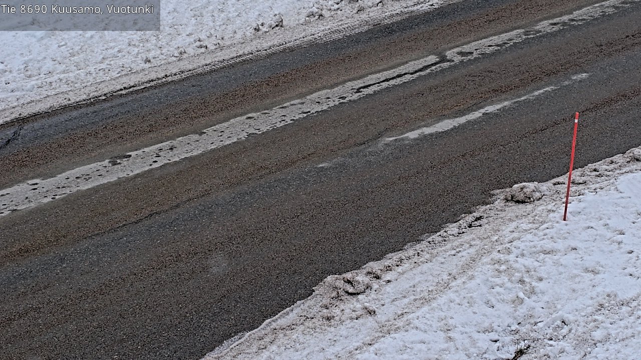 Weather Camera Image Road 8690 Kuusamo, Vuotunki, Kuusamo, Pohjois-Pohjanmaa