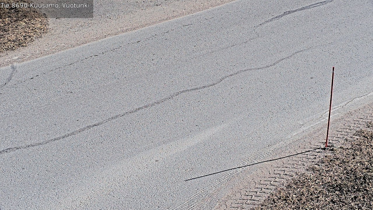 Weather Camera Image Väg 8690 Kuusamo, Vuotunki, Kuusamo, Pohjois-Pohjanmaa