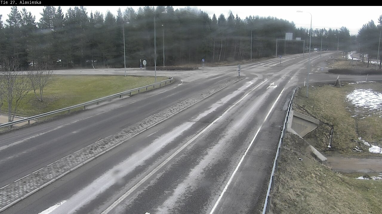 Weather Camera Image Väg 27 Alavieska, Ylivieska, Pohjois-Pohjanmaa