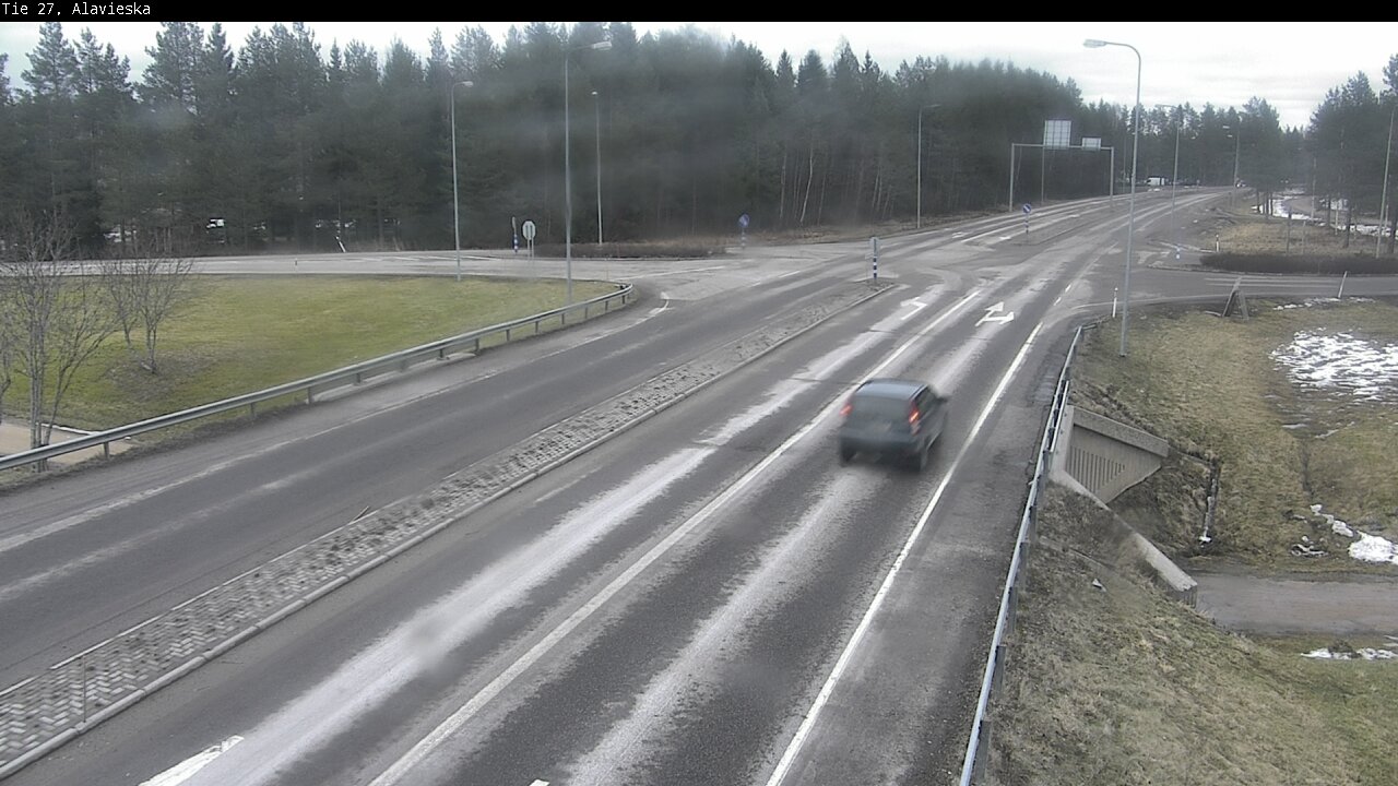 Weather Camera Image Väg 27 Alavieska, Ylivieska, Pohjois-Pohjanmaa